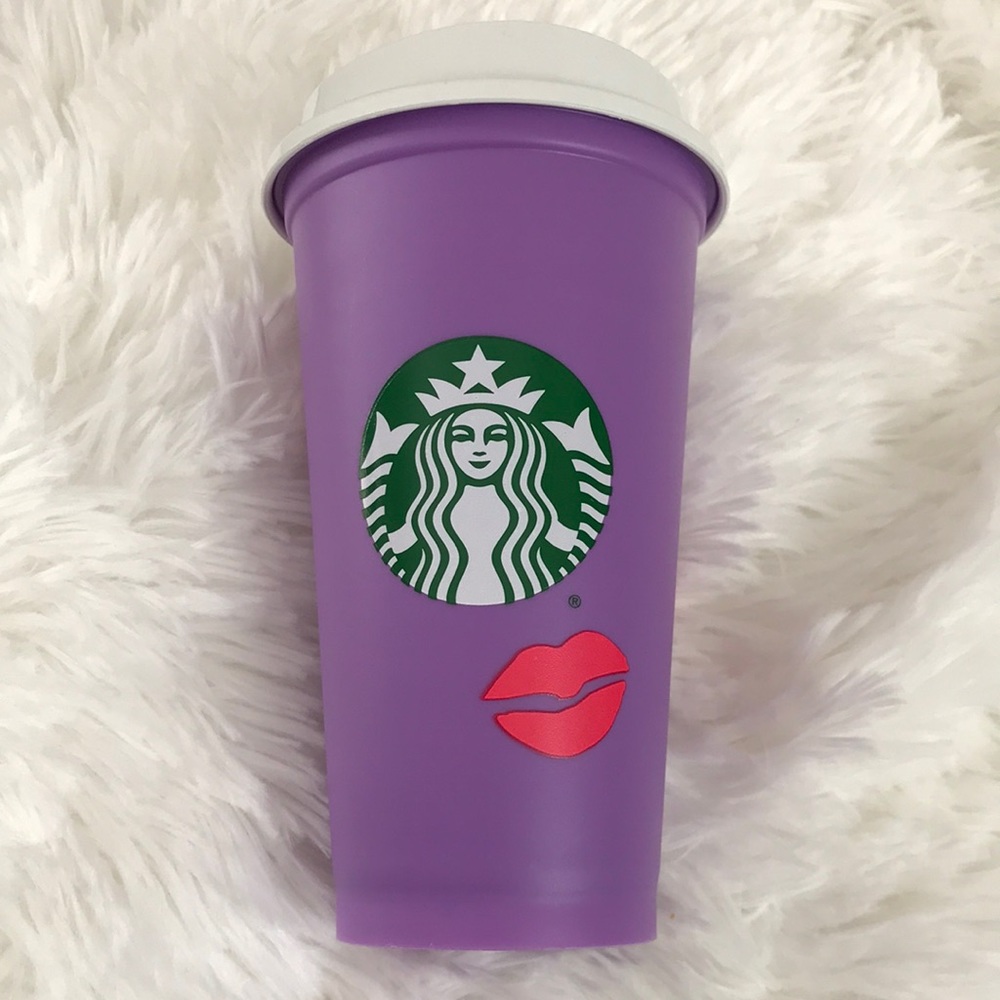 Starbucks Lip Plastic Cup - Picture 1 of 2